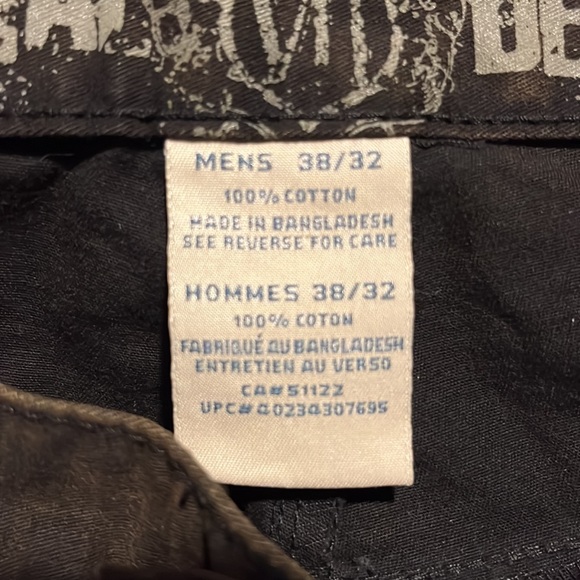 725 Originals Mens Dark Brown Denim Jeans 38/32, Originals VII Denim - Picture 5 of 6